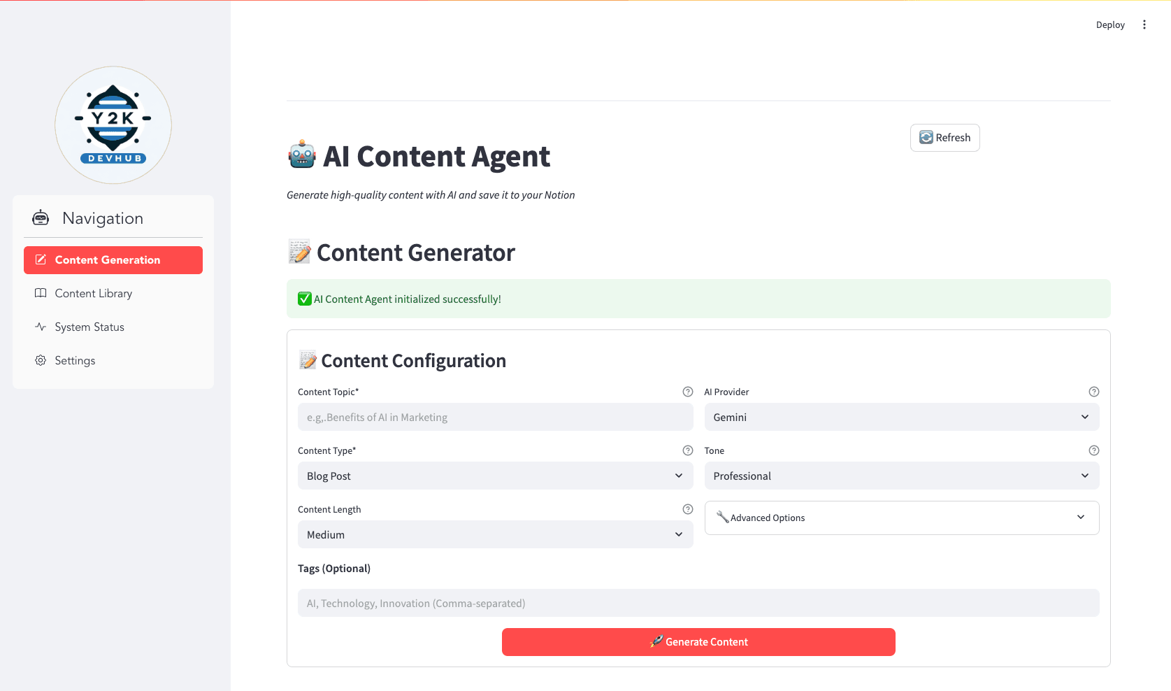 Content Generator